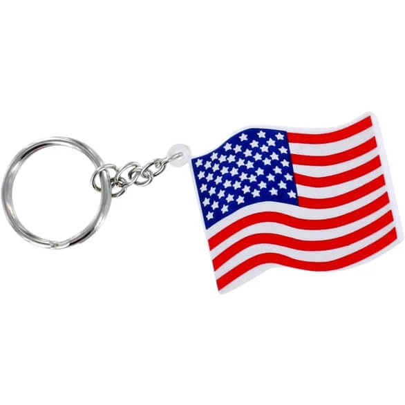 US Flag Key Chain Stress Balls