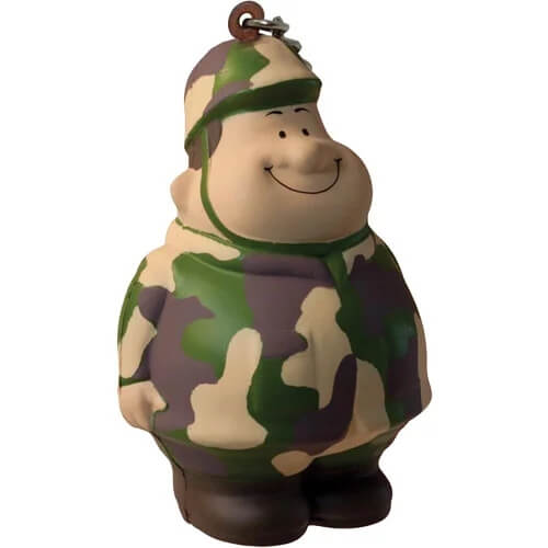 Army Bert Stress Reliever Keyrings