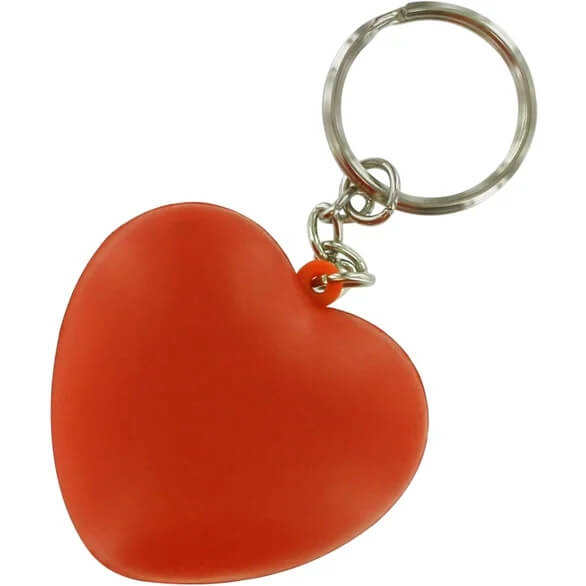 Heart Key Ring Stress Relievers