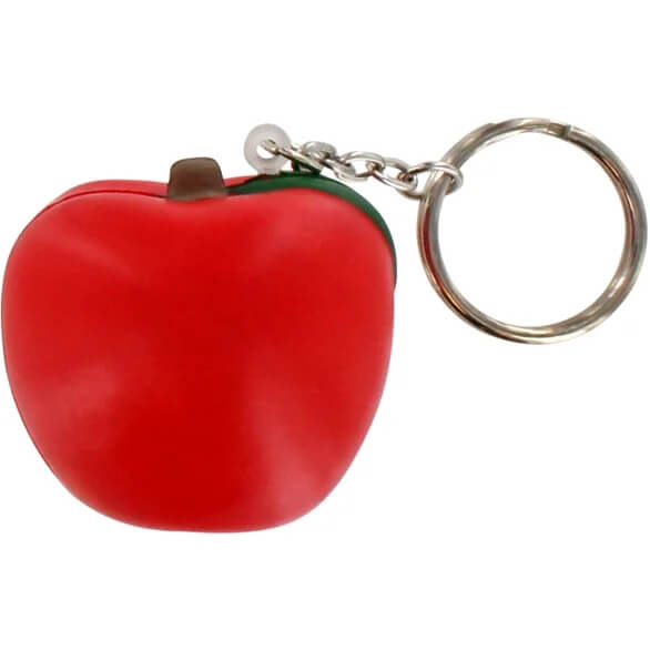 Apple Key Chain Stress Balls