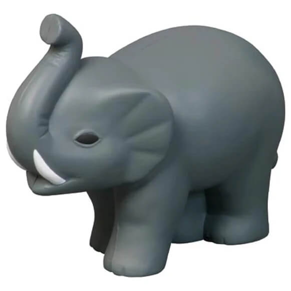 Elephant Stress Balls with Tusks