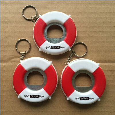 Life Preserver Bottle Opener Keychain