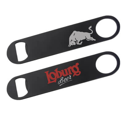 Matte Black Powder Coated Bottle Opener