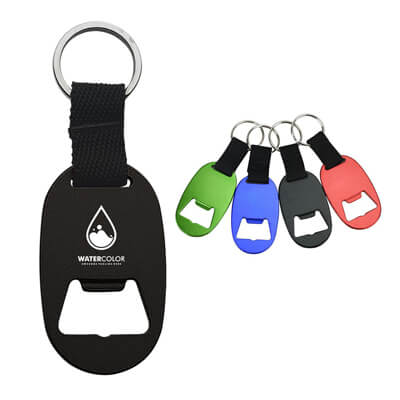 Metal Key Tag With Beer Opener