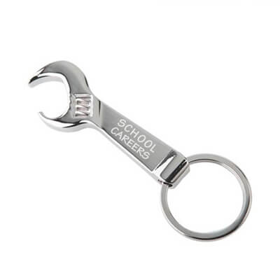 Metal Wrench Bottle Opener Key Chain