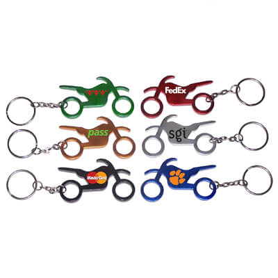 Motorbike Shape Bottle Opener Key Chain