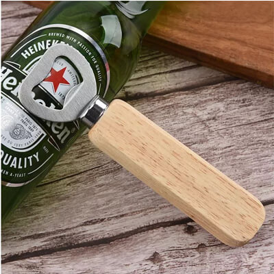 Natural Wood Bottle Opener