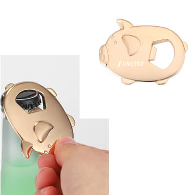 Pig Shape Metal Bottle Opener