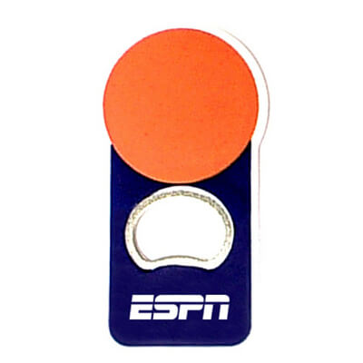 Ping pong ball shape bottle opener with magnet