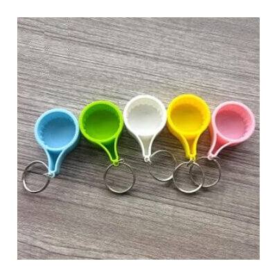 Plastic Bottle Lid Opener Keychain