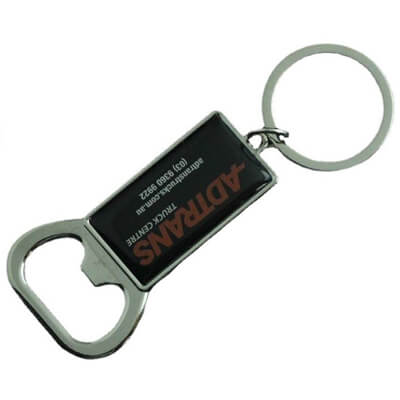 Rectangle Bottle Opener Keychain