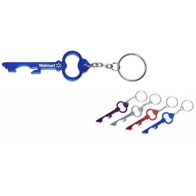 Skeleton Key Look Aluminum Bottle Opener with Keychain