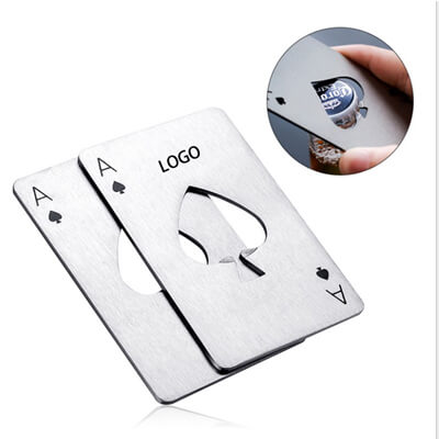 Spade Ace Metal Credit Card Bottle Opener