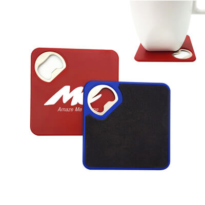 Square Coaster Bottle Opener