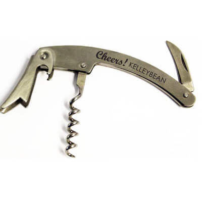 Stainless Steel Corkscrew Opener Knife Blade