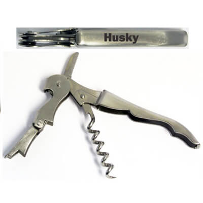 Stainless Steel Corkscrew Opener Knife Blade