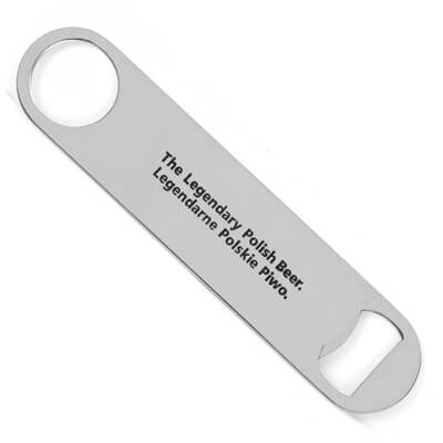 Stainless Steel Oblong Bottle Opener