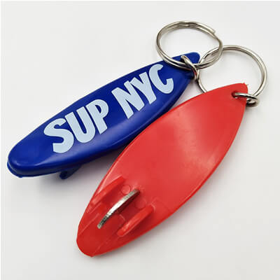 Surfboard Bottle Opener Keychain