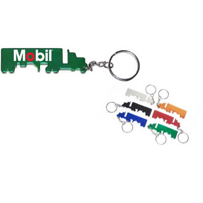 Truck Aluminum Keychain