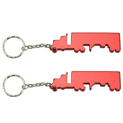 Truck Bottle Opener Keychain