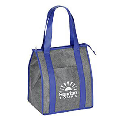 Heathered Insulated Grocery Tote