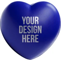 Logo Heart Stress Relievers 3" x 3" x 2"