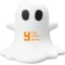 Printed Halloween Ghost Shape Stress Balls