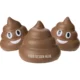 Imprinted Poop Emoji Stress Balls 2.75" x 2.75"