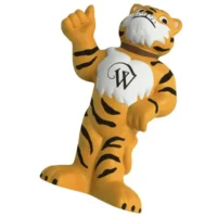 Customized Thumbs Up Tiger Mascot Stress Balls