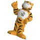 Customized Thumbs Up Tiger Mascot Stress Balls