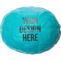 Customized Brain Stress Relievers 3" x 2.25", Pad Print