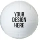 Marketing Volleyball Stress Balls Pink and White