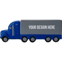 Advertising Semi Truck Stress Balls 5" x 1.75" x 1"