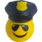 Imprinted Police Officer Emoji Hat Stress Relievers