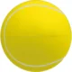 Promotional Foam Tennis Ball Stress Relievers Pad Print