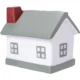 Logo House Shaped Stress Balls