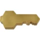Customized Key Stress Balls Gold