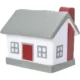 Logo House Shaped Stress Balls