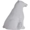 Imprinted Sitting Polar Bear Stress Relievers