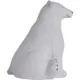 Imprinted Sitting Polar Bear Stress Relievers