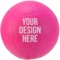 Marketing Volleyball Stress Balls Pink and White