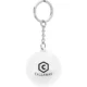 Printed Round PU Stress Reliever Keychains
