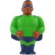 Custom African American Superhero Stress Balls