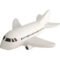 Promotional Airplane Stress Relievers White