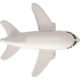 Promotional Airplane Stress Relievers White