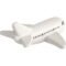 Promotional Airplane Stress Relievers White