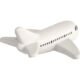 Promotional Airplane Stress Relievers White