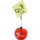 Printed Apple Stress Ball Memo Holders