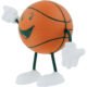 Giveaway Basketball Figure Stress Balls