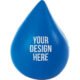 Marketing Blue Water Drop Stress Balls